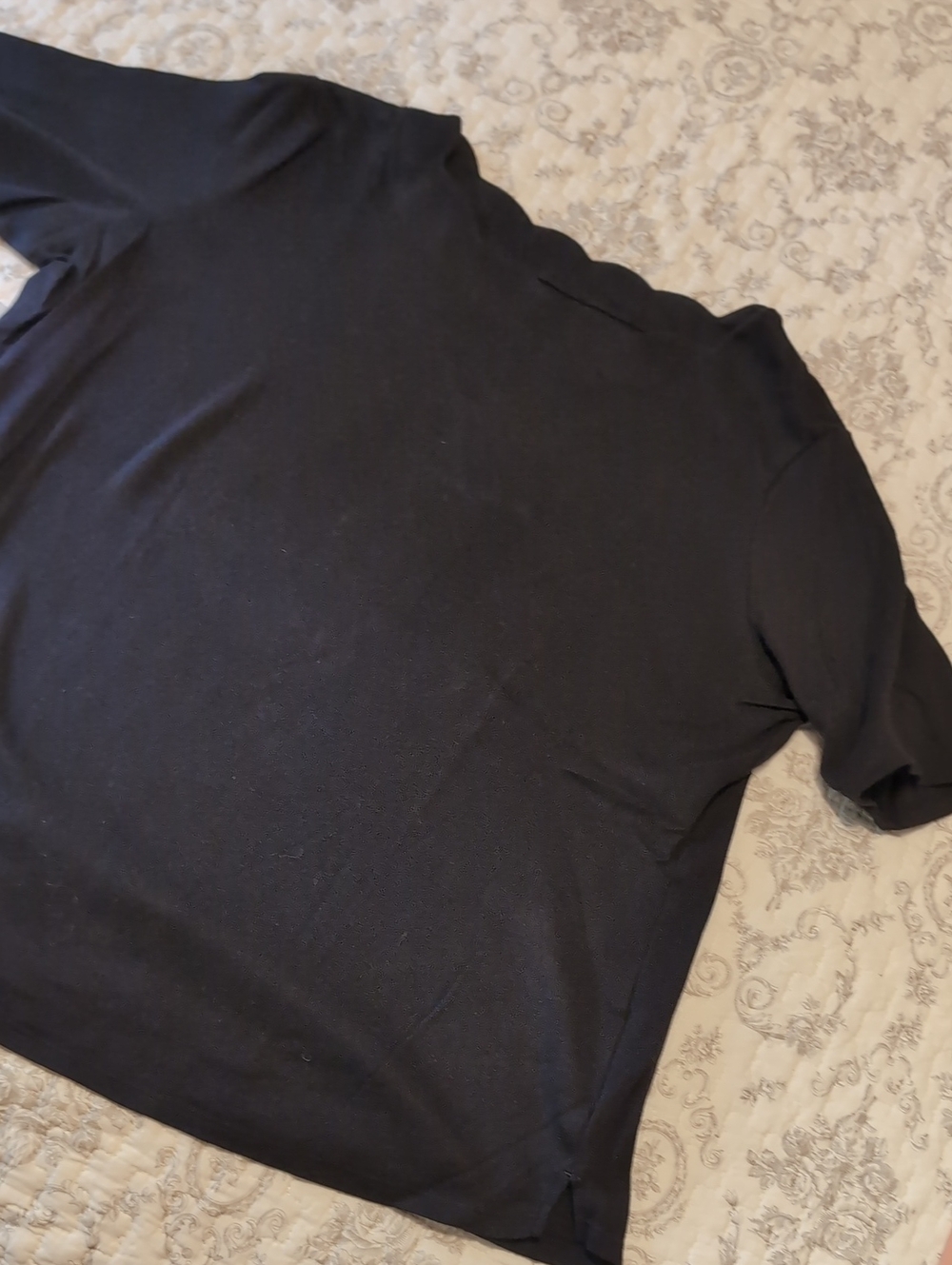 Croft & Barrow Black Short Sleeve Tee